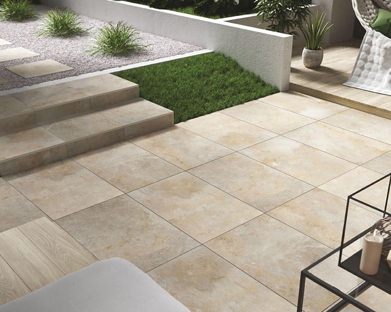 S0197 Brittany Ivory Patio Pack  (18.36 sqm)